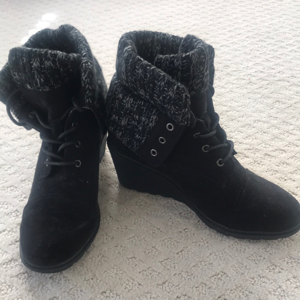 Brand New Wedge Booties